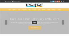 Desktop Screenshot of ericmcray.com