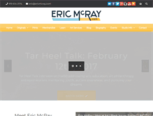 Tablet Screenshot of ericmcray.com